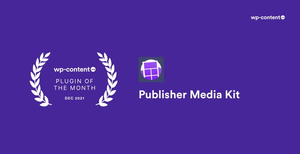 Plugin of the Month: Publisher Media Kit – An amazing WordPress plugin to digitize your media kit